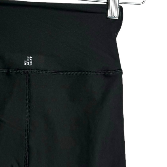 WeWoreWhat Lace Up Detail Black Biker Shorts High Rise 6" Inseam Extra Small XS - Picture 12 of 16